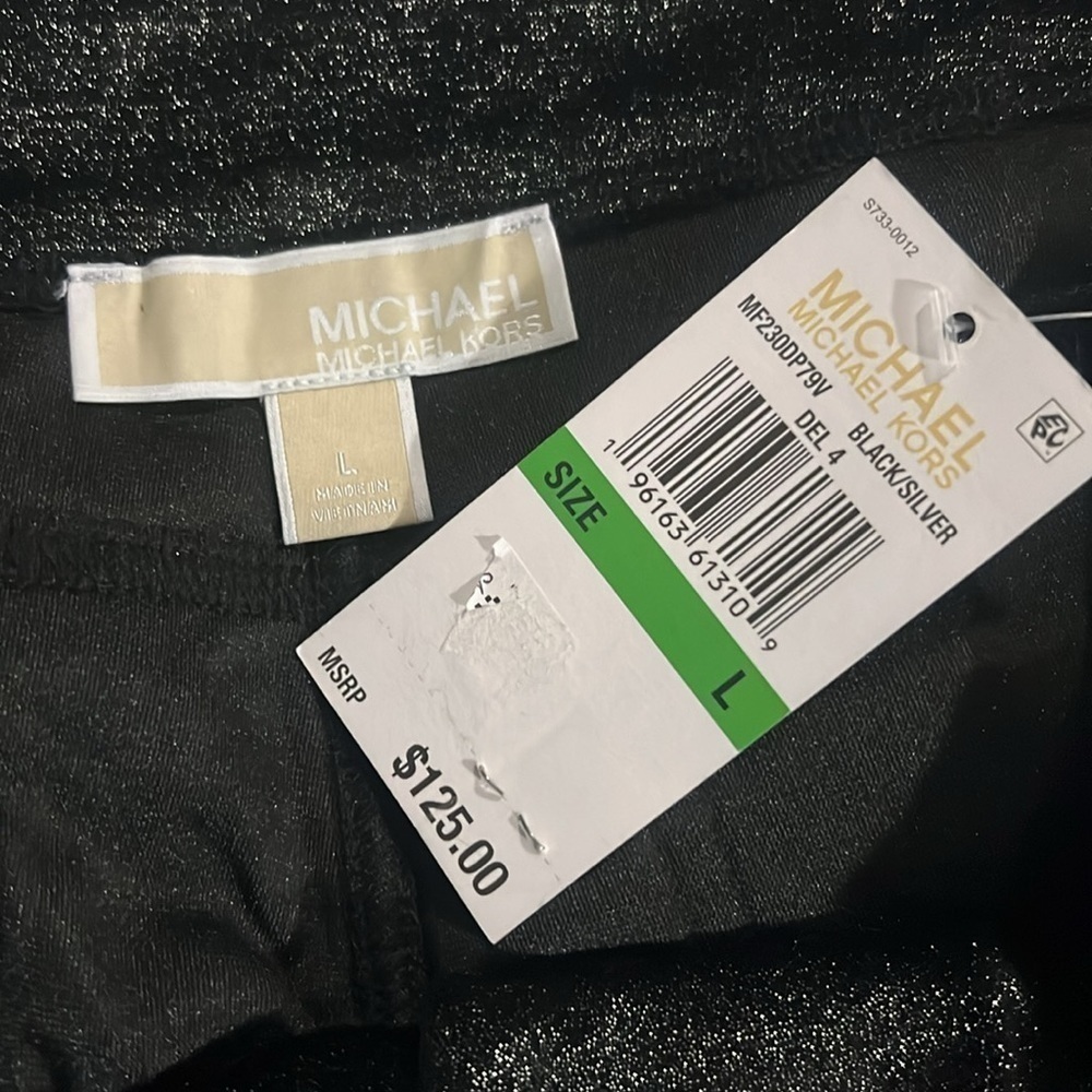 MICHAEL Michael Kors Studded Fly Front Leggings - Picture 6 of 7